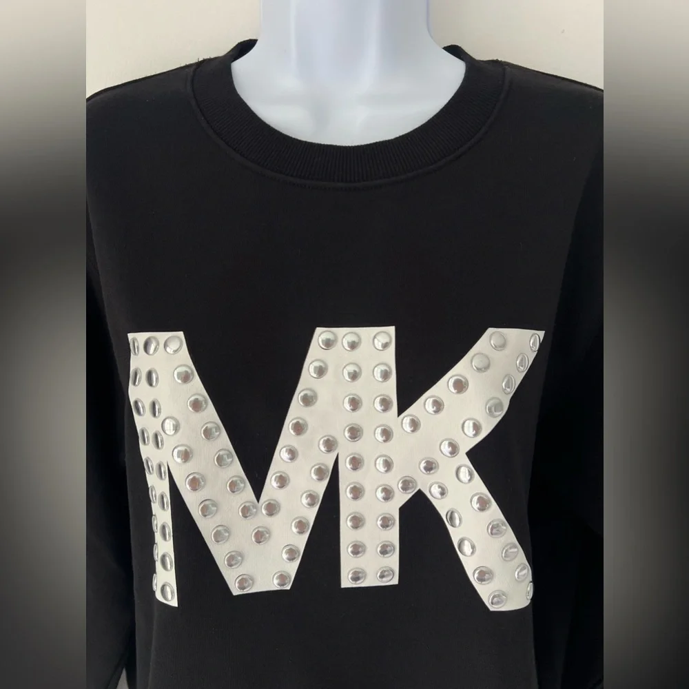 MICHAEL Kors Studded Logo Graphic Sweatshirt - Picture 4 of 9